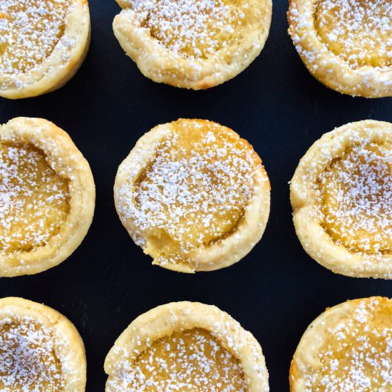 Mini Lemon Chess Pies