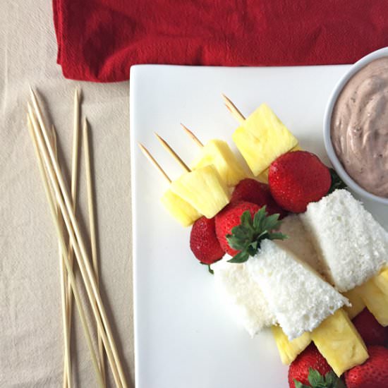 Strawberry-Pineapple Kabobs