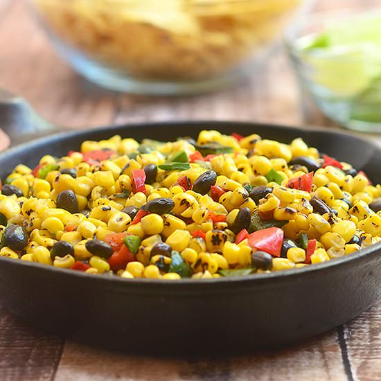 Roasted Corn and Black Bean Salad