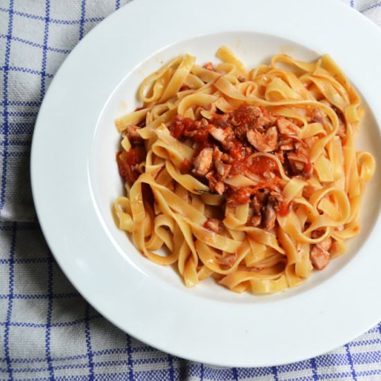 Tagliatelle with Rabbit Ragout