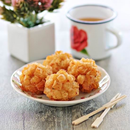 Deep Fried Seafood Balls