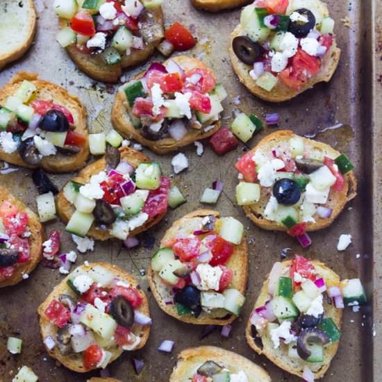Greek Bruschetta