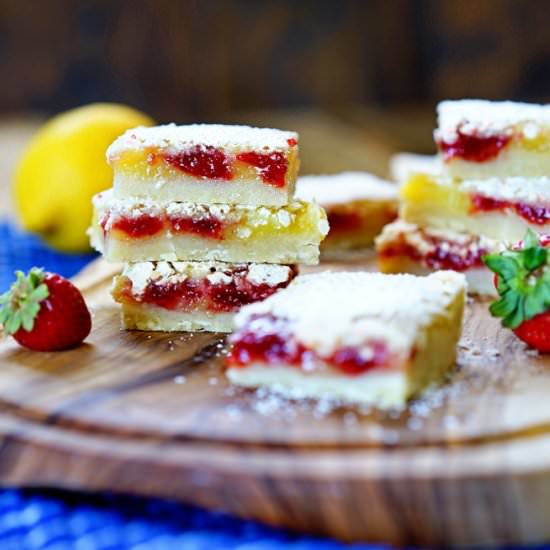 Strawberry Lemon Bars