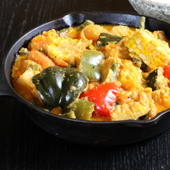 Gajbaje (Mix vegetable curry)
