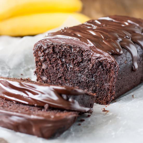 Triple Chocolate Banana Bread