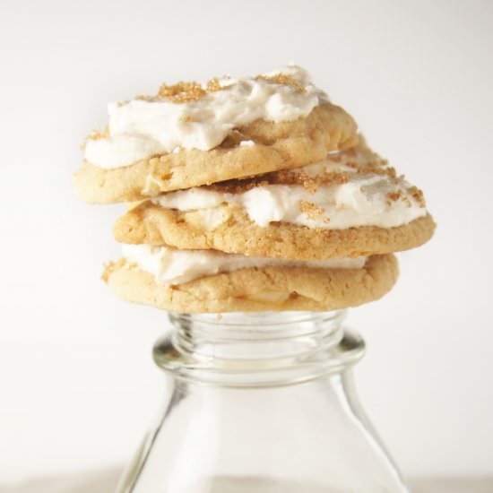 Apple Cookies w/ Bourbon Frosting
