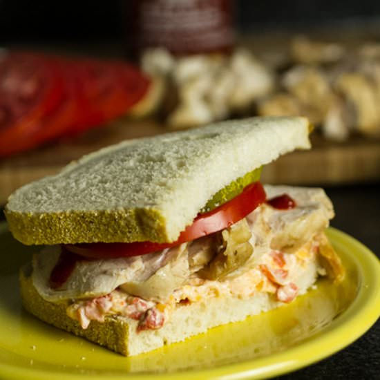 Pimento Cheese & Chicken Sandwich