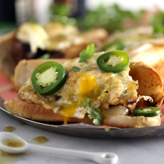 Salsa Verde Breakfast Bratwursts