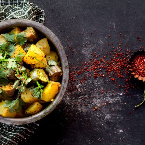 Eggplant and Potato Curry