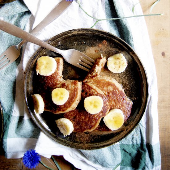 Fluffy Banana Pancakes
