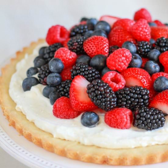 Berries and Cream Tart