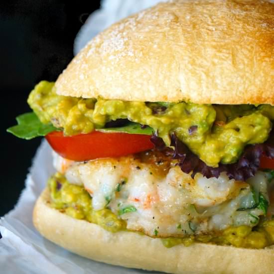 Shrimp Cilantro Burger