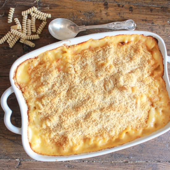 Homemade Macaroni and Double Cheese