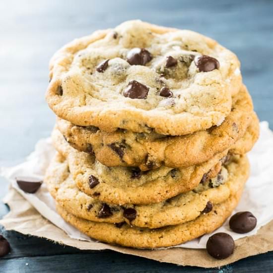 Bakery Style Chocolate Chip Cookies