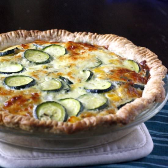 Cheesy Zucchini Quiche