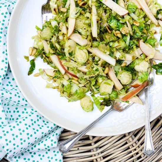 Shredded Brussels Sprout Salad