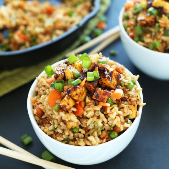 Easy Vegan Fried Rice