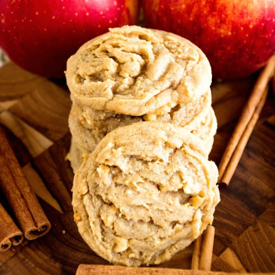 Apple Peanut Butter Cookies