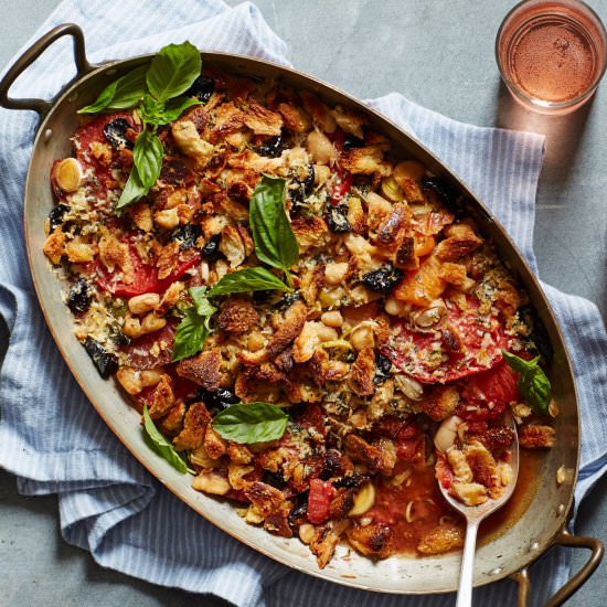 Tomato and Bean Gratin