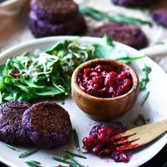 Sweet Potato Rosemary Quinoa Patty