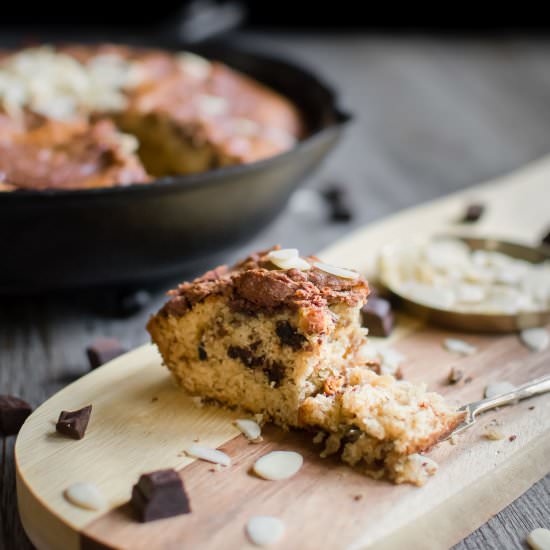 Nutella PB Banana Skillet Cake