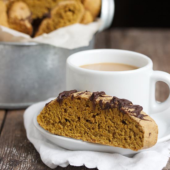 Pumpkin Spice Latte Biscotti