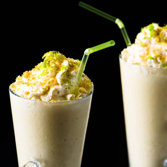 Key Lime Pie Milkshakes