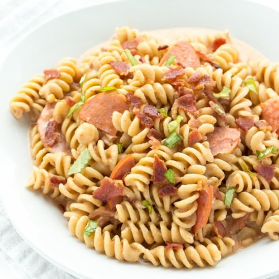 Pepperoni Pizza Mac & Cheese