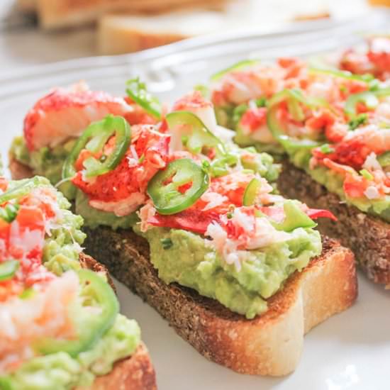 Lobster Avocado Toast