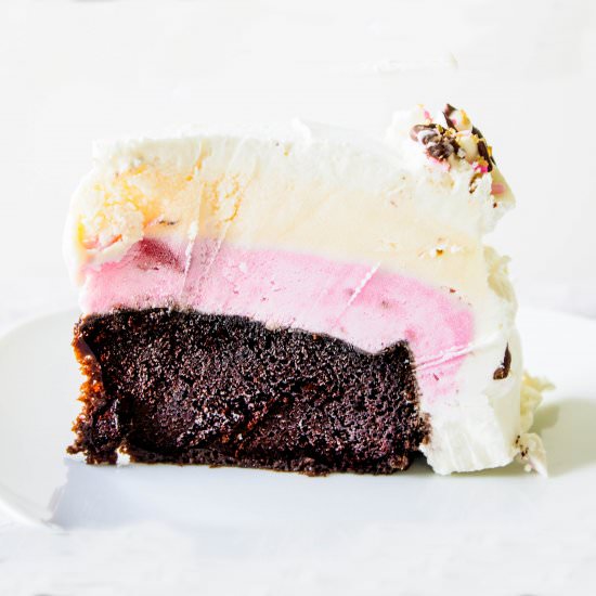 Neapolitan Ice Cream Cake