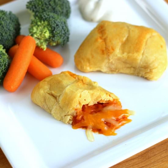 Three Cheese Pizza Croissants