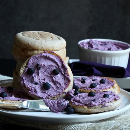 Vegan Blueberry Cream Cheese