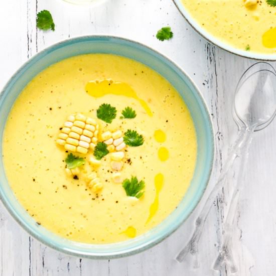 Sweet Corn Gazpacho