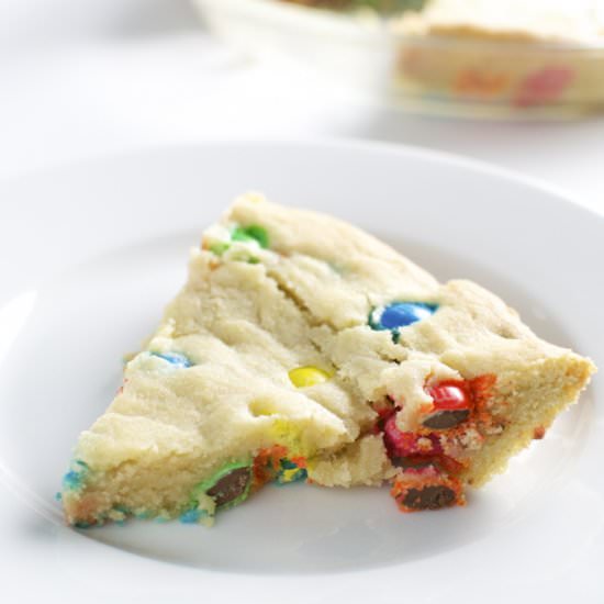 M&M Cookie Cake