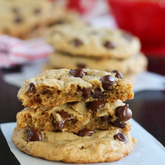 Peanut Butter Oatmeal Cookies