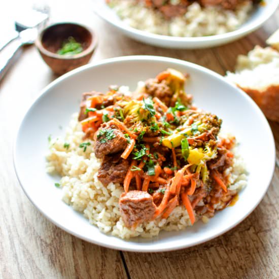 Slow Cooker Thai Beef Stew