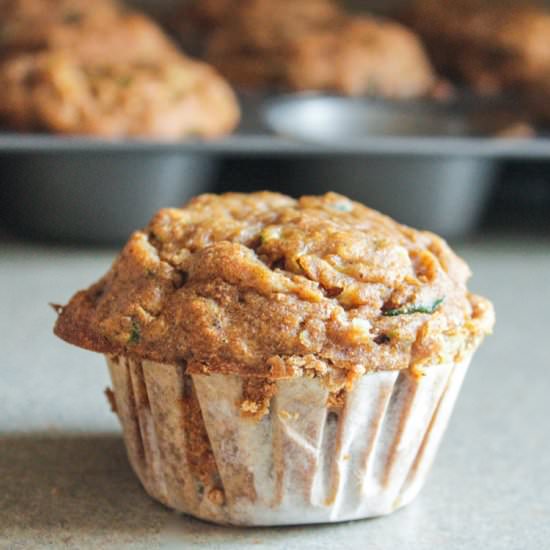 Spiced Zucchini Muffins