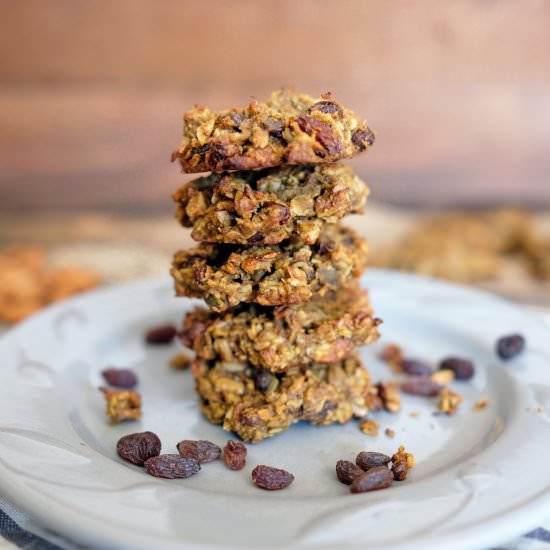 Pumpkin Granola Cookies
