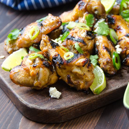 Hatch chili hot wings