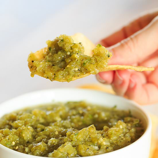Salsa Verde with Hatch Chiles