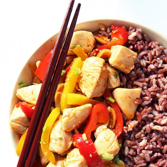 Kung Pao Chicken Stir Fry