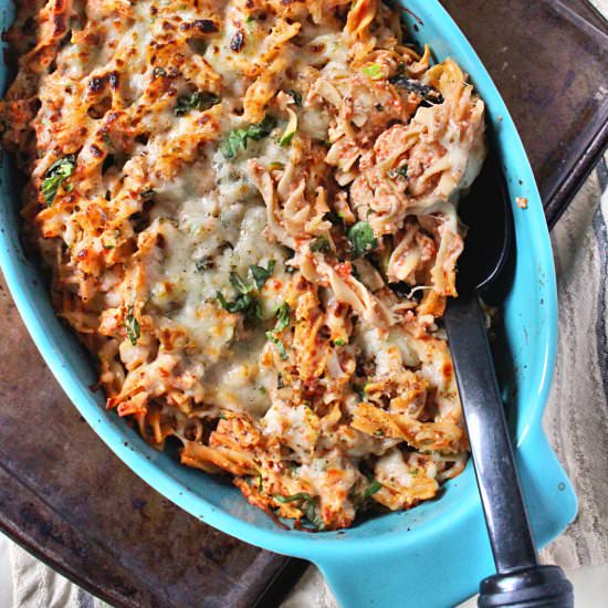 Protein Packed Healthy Baked Ziti