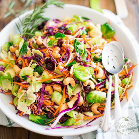 Colorful Brussels Sprouts Salad