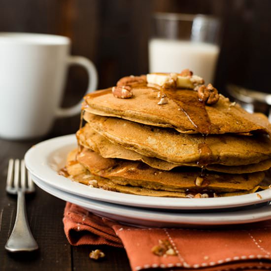 Fresh Pumpkin Pancakes