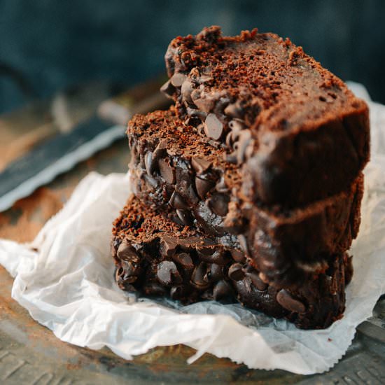 Double Chocolate Zucchini Bread