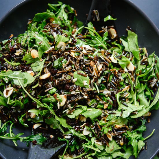 Arugula, Cherry and Wild Rice Salad