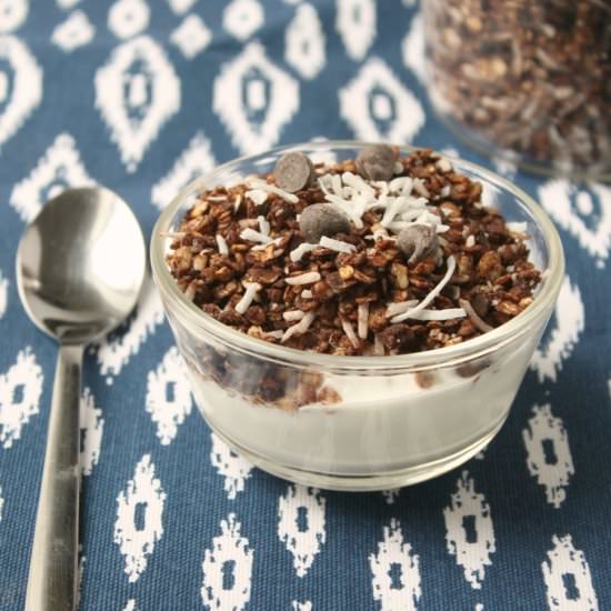 Chocolate Coconut Granola
