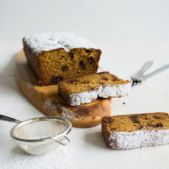 Chocolate Stuffed Banana Bread