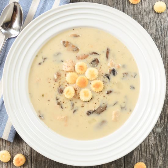 Creamy Chicken and Mushroom Soup