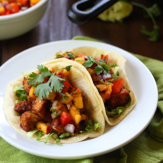 Chipotle Tempeh Tacos